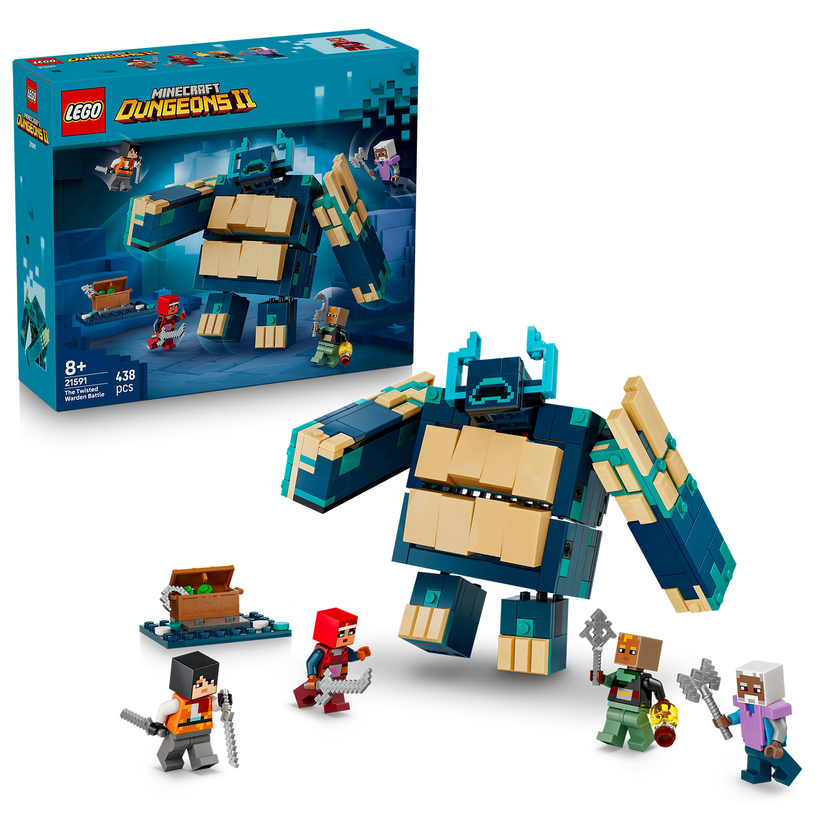 ▻ New LEGO Minecraft 2026: Set 21591 The Twisted Warden Battle is
